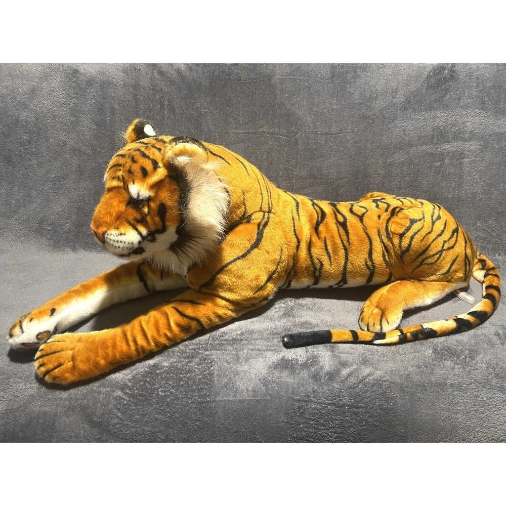 Melissa and Doug Large Bengal Tiger Plush Stuffed Animal Jumbo 48"+Tail Read